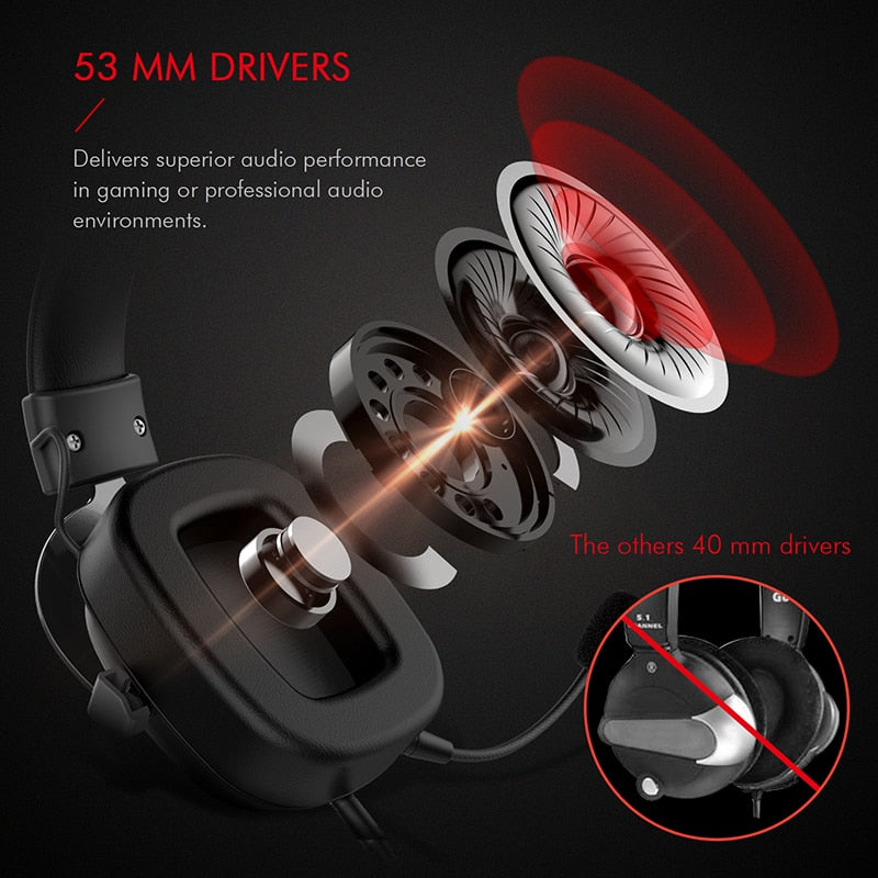 HAVIT H2002d Wired Gaming Headphones 3.5mm Surround Sound Over ear Headset with Pluggable Microphone PC Laptop PS5 Switch Gamer Gaming headphones DailyAlertDeals
