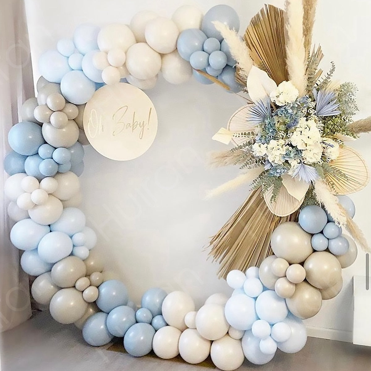 Round Balloon Arch Kit Holder Bow of Balloon Circle Wreath Balloon Stand Support Wedding Birthday Party Decor Baby Shower 0 DailyAlertDeals