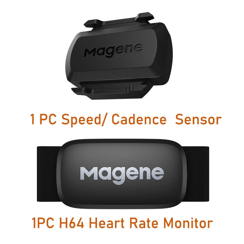 Magene S3+ Speed Cadence Sensor ANT Bluetooth Computer Speedmeter Dual Sensor Bike Accessories Compatible with WahooOnelap Zwift 0 DailyAlertDeals S3 and H64 Sensor