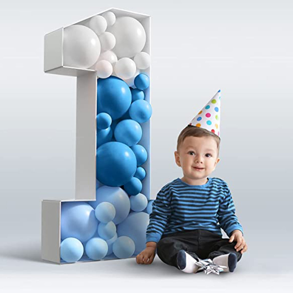 73/93cm Giant Birthday Figure 0-9 Balloon Filling Box 1st 18th Birthday Decor Number 30 40 50 Balloon Frame Anniversary Decor 0 DailyAlertDeals
