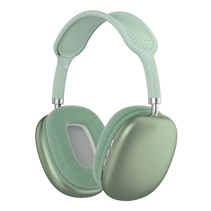 P9 Wireless Bluetooth Headphones With Mic Noise Cancelling Headsets Stereo Sound Earphones Sports Gaming Headphones Supports TF headphones DailyAlertDeals 1 green