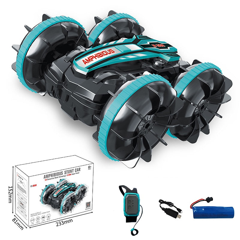 Newest High-tech Remote Control Car 2.4G Amphibious Stunt RC Car Double-sided Tumbling Driving Children Electric Toys for Boy Stunt RC Car Double-sided Tumbling Driving Children Electric Toys for Boy DailyAlertDeals