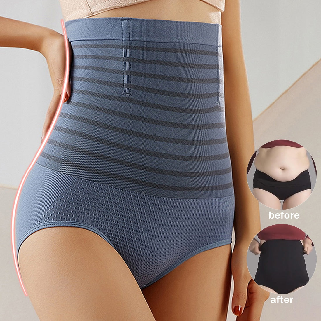 Belly Band Abdominal Compression Corset High Waist Shaping Panty Breathable Body Shaper Butt Lifter Seamless Panties 2022 0 DailyAlertDeals