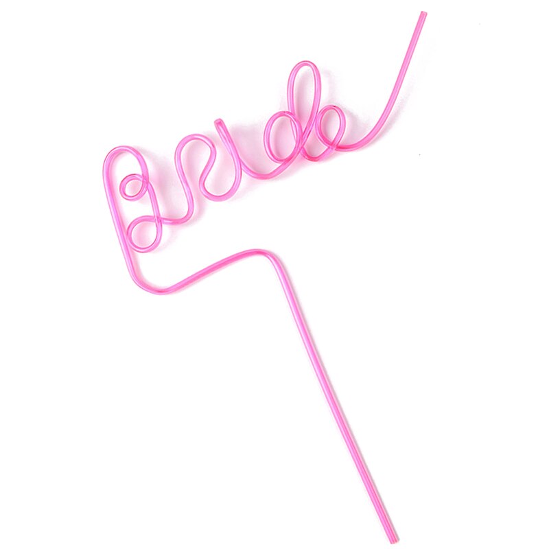 Bride To Be Straw Summer Beach Pool Wedding Engagement Bridal Shower Bachelorette Hen Party Honeymoon Travel Decoration Gift Drinking Straws & Stirrers DailyAlertDeals