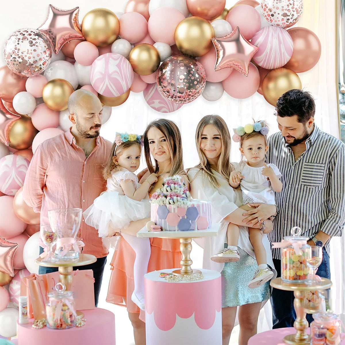 Macaron Balloon Garland Arch Kit 1st Birthday Party Decoration Kids Wedding Birthday Balloon baby shower Confetti Latex Baloon 0 DailyAlertDeals