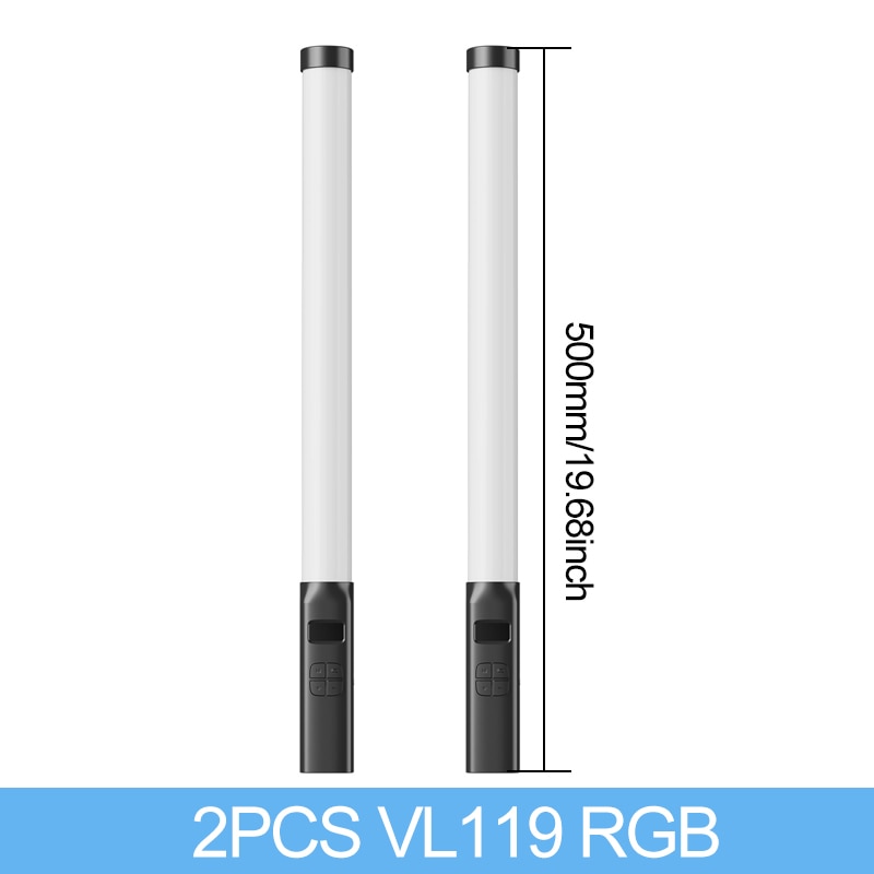 Ulanzi i-Light VL119 RGB Handheld Light Wand LED RGB Stick 2500-9000K Photography Lighting Magnetic Tube Light for Video Vlog 0 DailyAlertDeals Poland 2PCS VL119 RGB