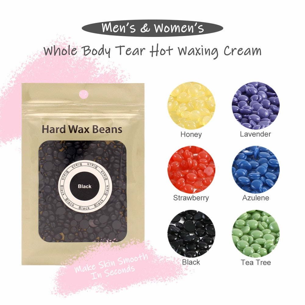 Wax Warmer Heater Depilation Hair Removal Waxing Dipping Pot Depilatory Wax Melt Kit Machine Epilator for Facial Bikini Hand Leg 0 DailyAlertDeals
