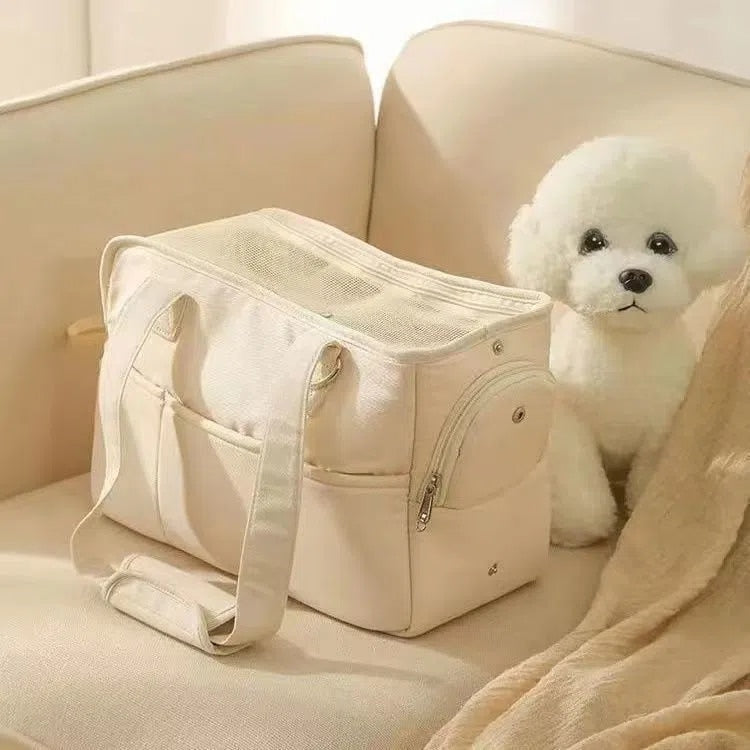 Portable Pet Carrier Bag for Puppy, Cat, Kitten, Rabbit Breathable Shoulder Bag up to 6KG Load 0 DailyAlertDeals