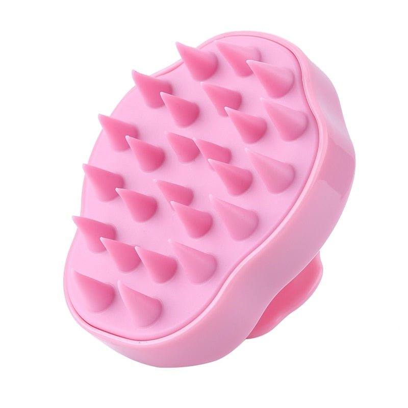 Silicone Hair Scalp Massage Brush Comb Shampoo Hair Washing Comb Magic Handle Brush Bath Spa Massage Brush Escova De Cabelo DailyAlertDeals