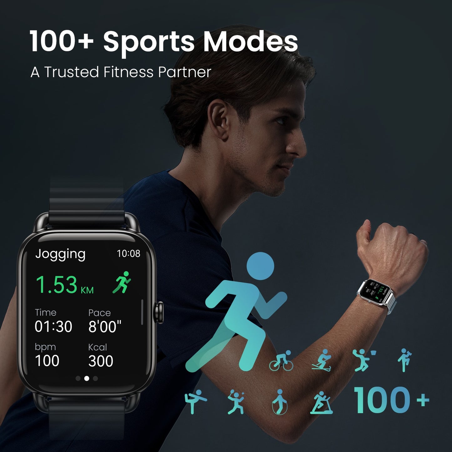 HAYLOU RS4 Plus Smartwatch 1.78 AMOLED Display 105 Sports Modes 10-day Battery Life Smart Watch for Men Smart Watch for Women smart watch DailyAlertDeals