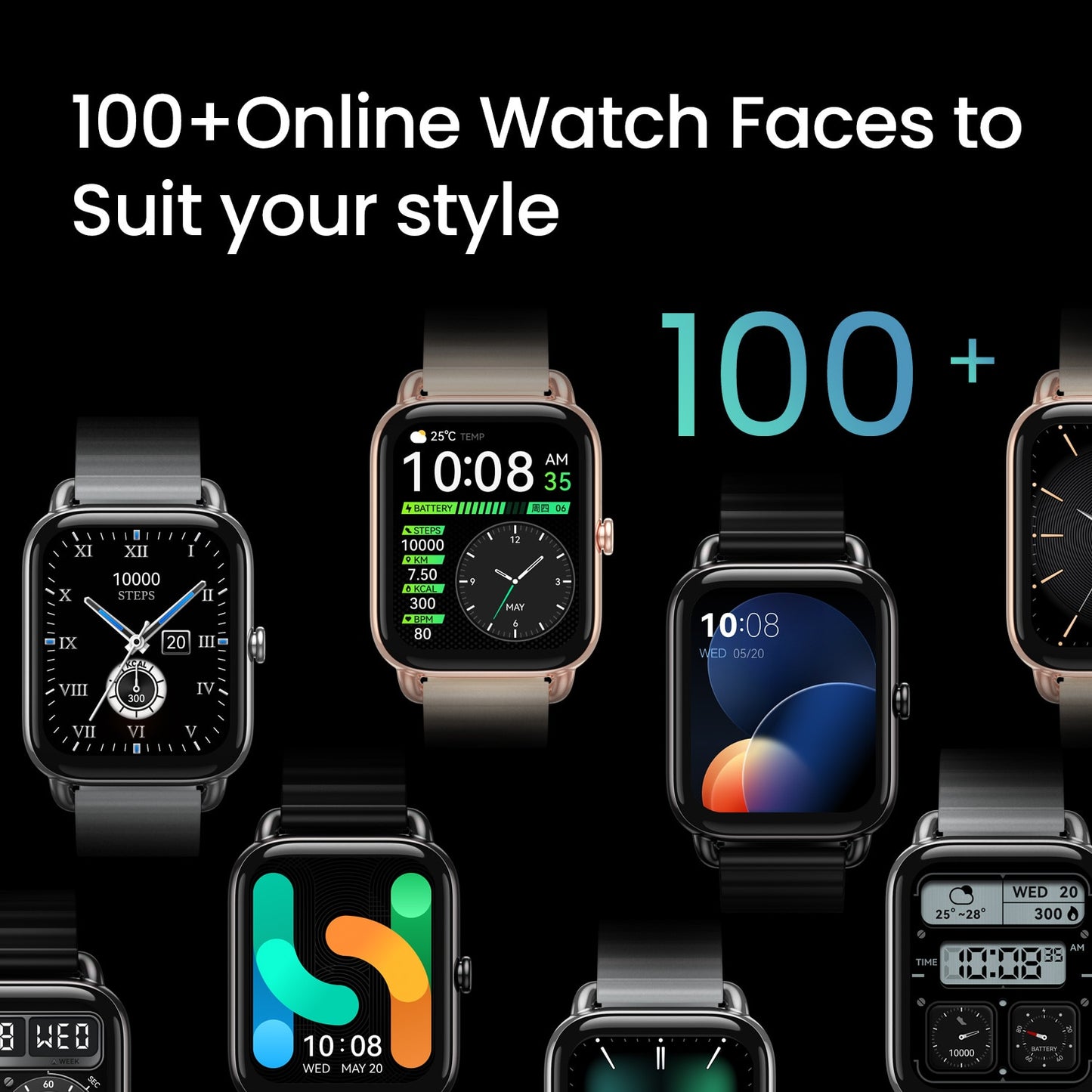 HAYLOU RS4 Plus Smartwatch 1.78 AMOLED Display 105 Sports Modes 10-day Battery Life Smart Watch for Men Smart Watch for Women smart watch DailyAlertDeals