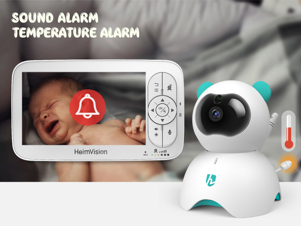 HeimVision HM136 5.0 Inch Wireless Video Baby Monitor camera with 720 resolution DailyAlertDeals