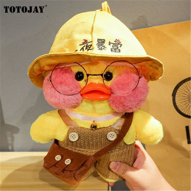 30cm Cartoon Cute LaLafanfan Cafe Duck Plush Toy Stuffed Soft Kawaii Duck Doll hozanas4life 36
