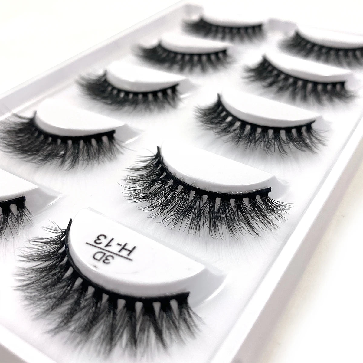 5/10/20/30/50 Boxes 5 Pairs Natural 3D Mink False Eyelashes Makeup Fake Eye Lashes Faux Cils Make Up Beauty Wholesale Lashes H13  DailyAlertDeals   