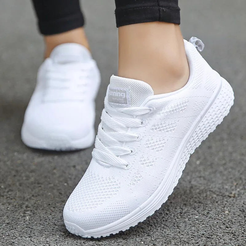 Women's Sneakers Running Shoes Soft Comfortable Women's Shoes and Sneakers Shoes Breathable Shoes For girls  DailyAlertDeals WhiteShoes 41 