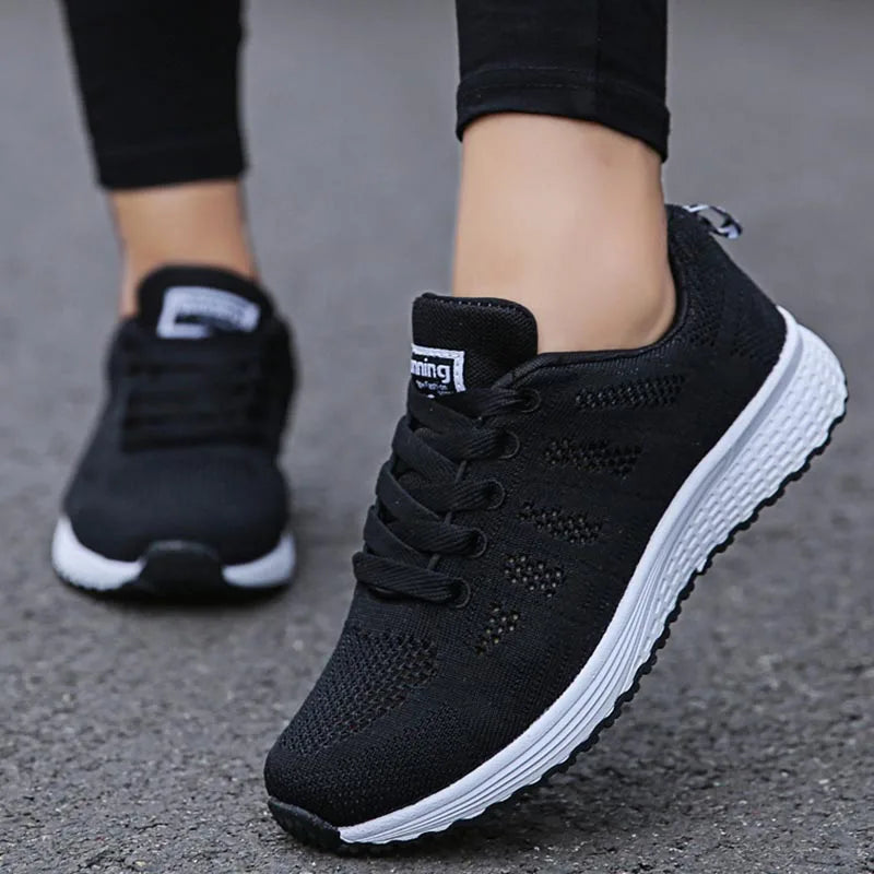 Women's Sneakers Running Shoes Soft Comfortable Women's Shoes and Sneakers Shoes Breathable Shoes For girls  DailyAlertDeals BlackShoes 43 