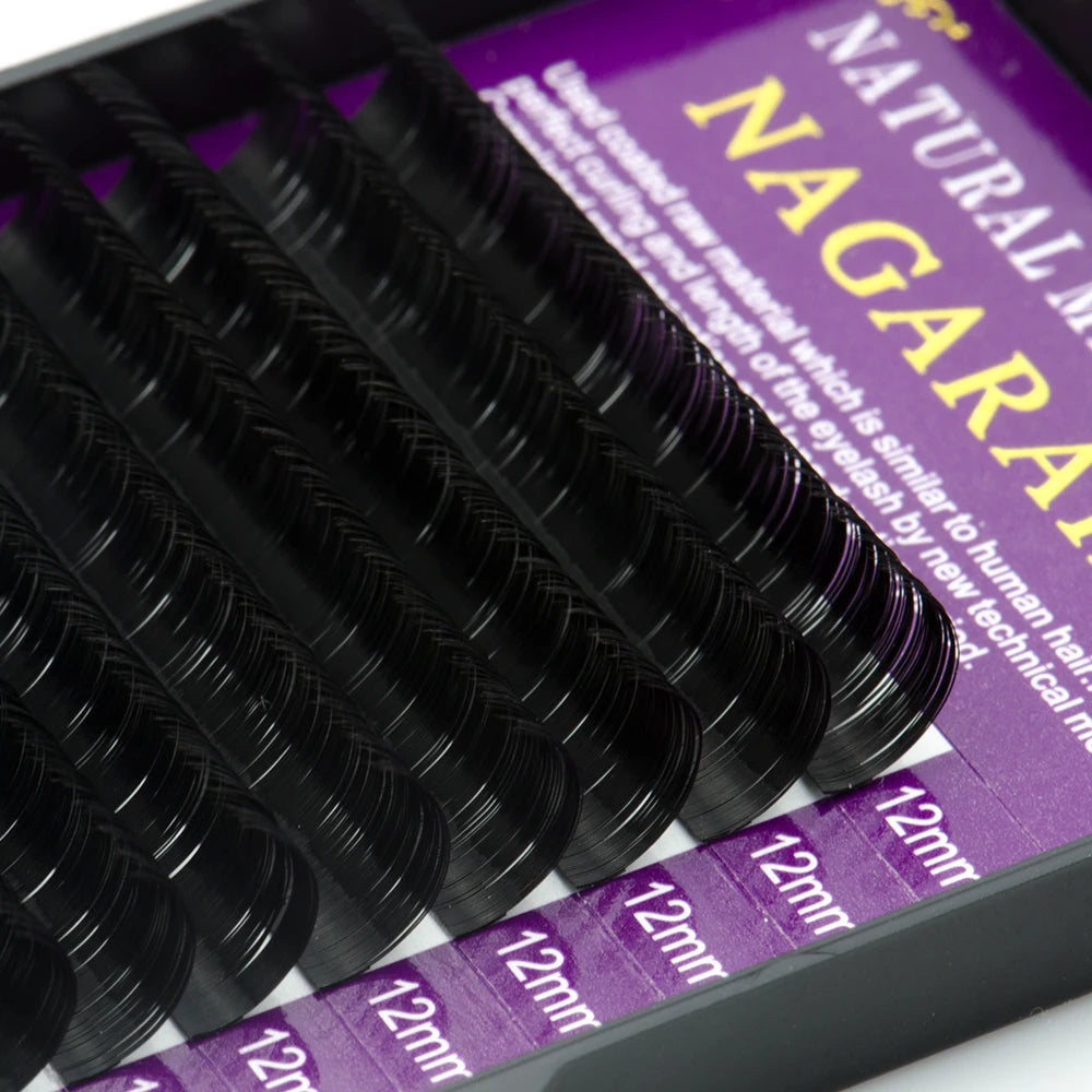 NAGARAKU All Size 6 Cases  C D CC DD Curl  Faux Mink Eyelashes Extension  Individual Eyelashes  Artificial Fake False Eyelashes  DailyAlertDeals   