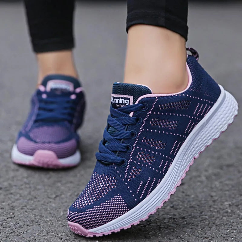 Women's Sneakers Running Shoes Soft Comfortable Women's Shoes and Sneakers Shoes Breathable Shoes For girls  DailyAlertDeals BlueShoes 43 