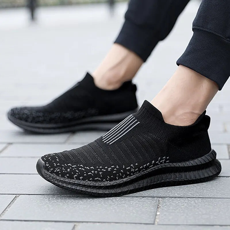 Men Shoes Breathable Men's Sneakers Comfortable Running Shoes Fashion Outdoor Walking Sneakers Sock Jogging Shoes
