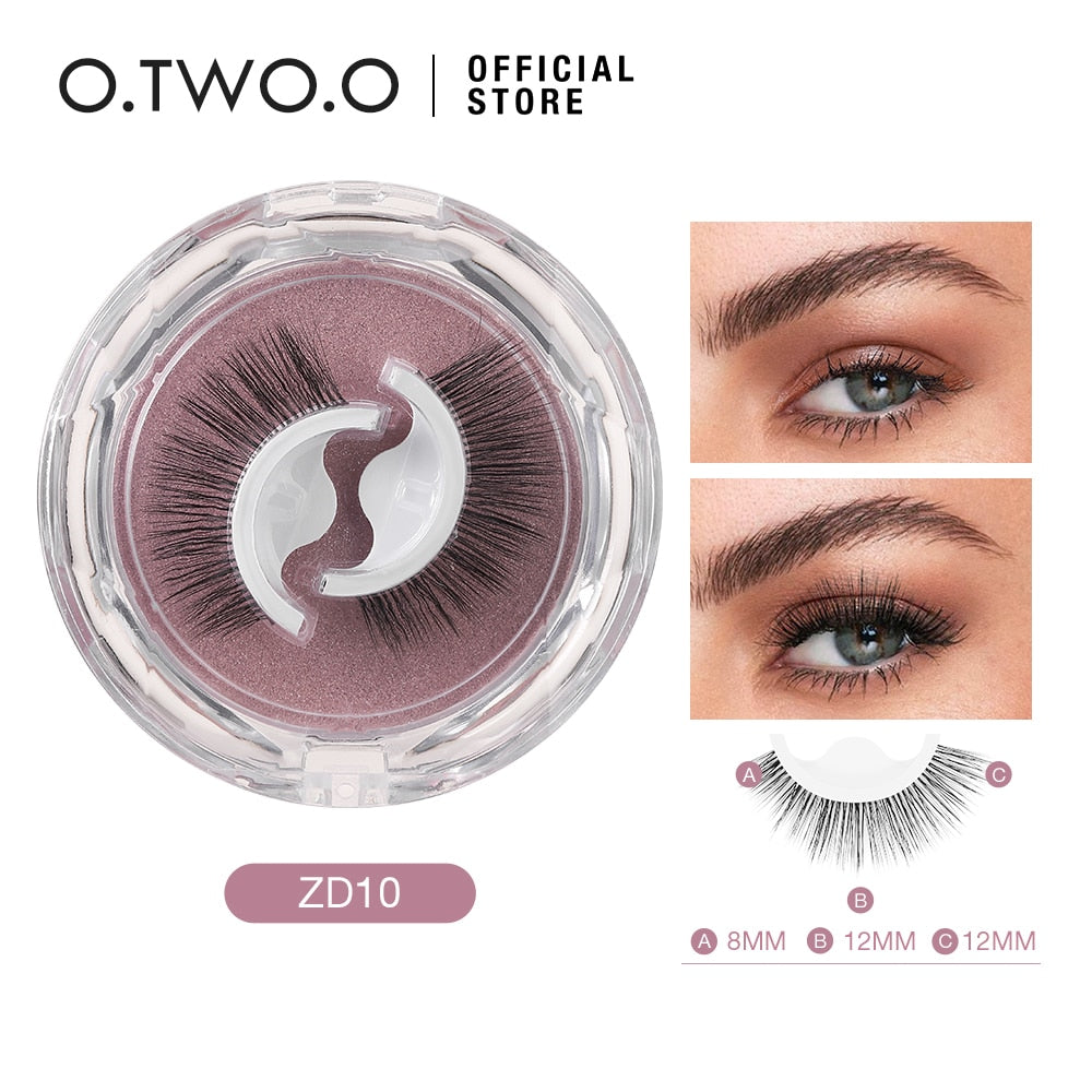 O.TWO.O Self Adhesive False Eyelashes Reusable Individual Lashes Long Thick Volume Eyelashes No Need Glue Eyelash Extension 0 DailyAlertDeals ZD10 China 