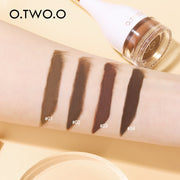 O.TWO.O Eyebrow Pomade Brow Mascara Natural Waterproof Long Lasting Creamy Texture 4 Colors Tinted Sculpted Brow Gel with Brush 0 DailyAlertDeals   