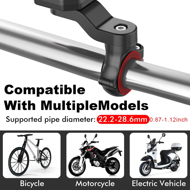 Bicycle Handlebar Phone Holder Handlebar Universal Phone Bracket VIBRATION DAMPENER Adjustable Motorcycle Mountain Bicycle Rack  DailyAlertDeals   