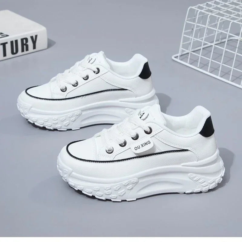 The New Retro Women Shoes Spring Platform Shoes Casual Sneakers Versatile Fashion Designer Shoes High Quality  Women Sneakers shoes DailyAlertDeals   