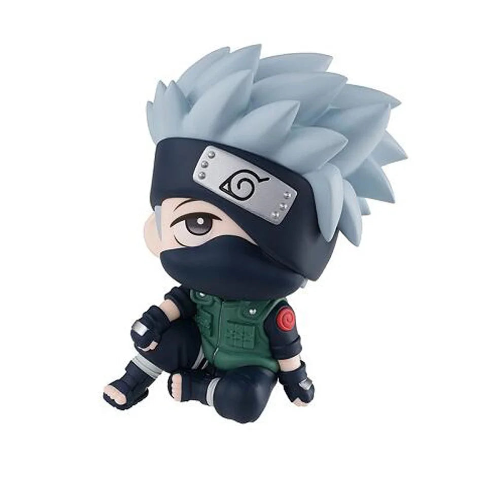 9cm Naruto Anime Figure Naruto Kakashi Action Figure Q Version Kawaii Sasuke Itachi Figurine Car Decoration Collection Model Toy  DailyAlertDeals Kakashi  