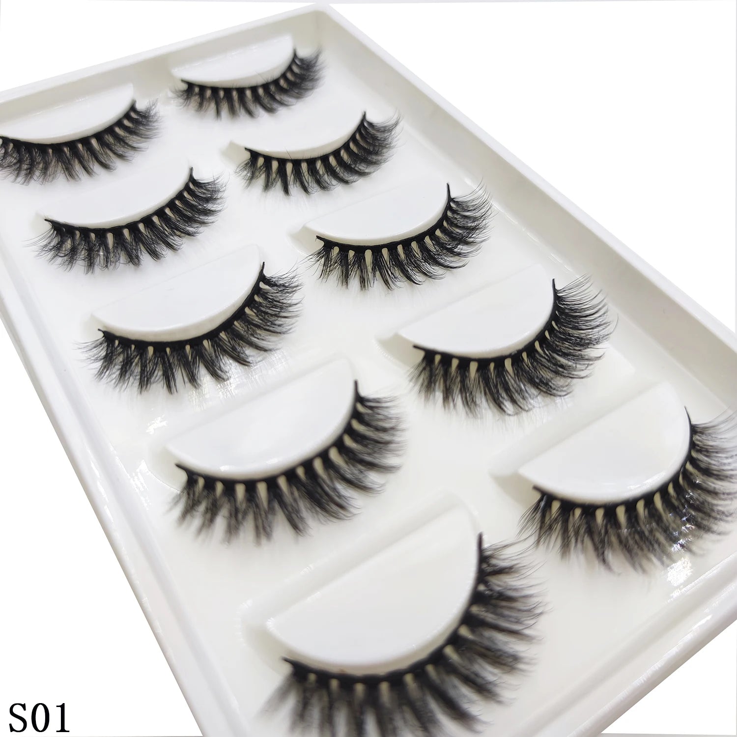 33 Style 10/50/100 Boxes 5 Pairs Natural 3D Mink False Eyelashes Makeup Fake Eye Lashes Faux Cils Make Up Beauty Tools Wholesale  DailyAlertDeals 5Pairs S01 50Boxes 250Pairs 