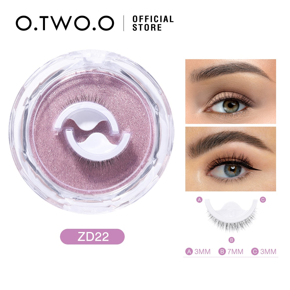 O.TWO.O Self Adhesive False Eyelashes Reusable Individual Lashes Long Thick Volume Eyelashes No Need Glue Eyelash Extension 0 DailyAlertDeals ZD22 China 