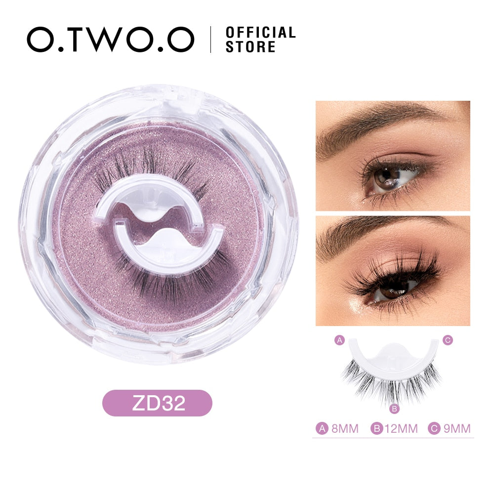 O.TWO.O Self Adhesive False Eyelashes Reusable Individual Lashes Long Thick Volume Eyelashes No Need Glue Eyelash Extension 0 DailyAlertDeals ZD32 China 