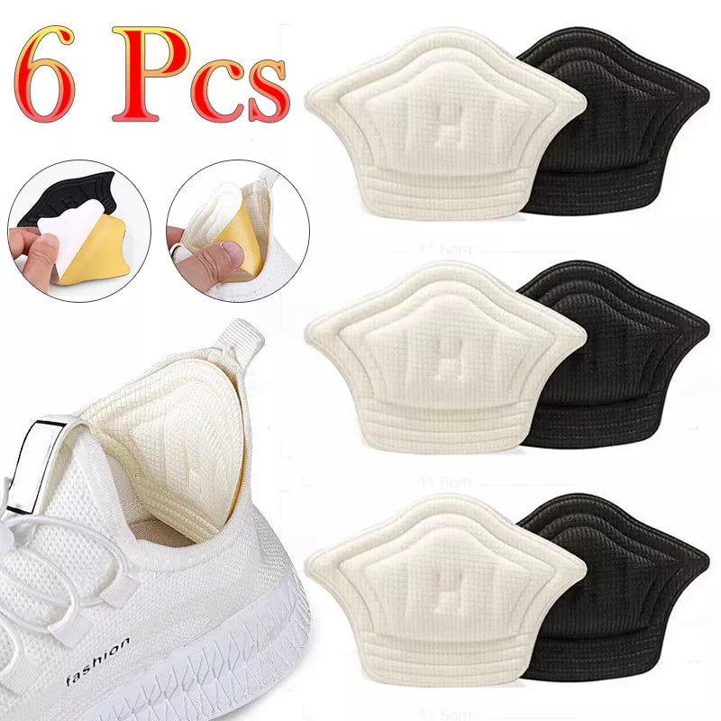 6pcs Insoles Patch Heel Pads for Sport Shoes Pain Relief Antiwear Feet Pad Adjustable Size Protector Back Sticker Cushion Insole  DailyAlertDeals   