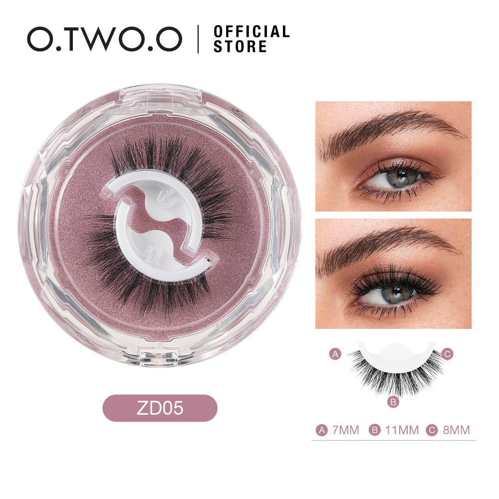 O.TWO.O Self Adhesive False Eyelashes Reusable Individual Lashes Long Thick Volume Eyelashes No Need Glue Eyelash Extension 0 DailyAlertDeals ZD05 China 