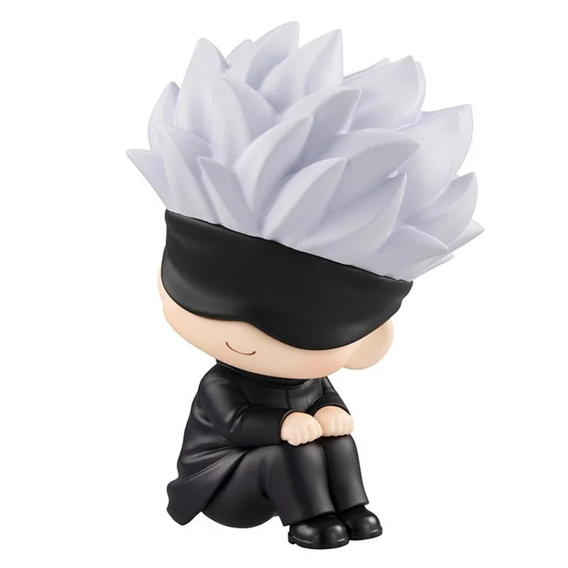 9cm Naruto Anime Figure Naruto Kakashi Action Figure Q Version Kawaii Sasuke Itachi Figurine Car Decoration Collection Model Toy  DailyAlertDeals Gojo Satoru A  