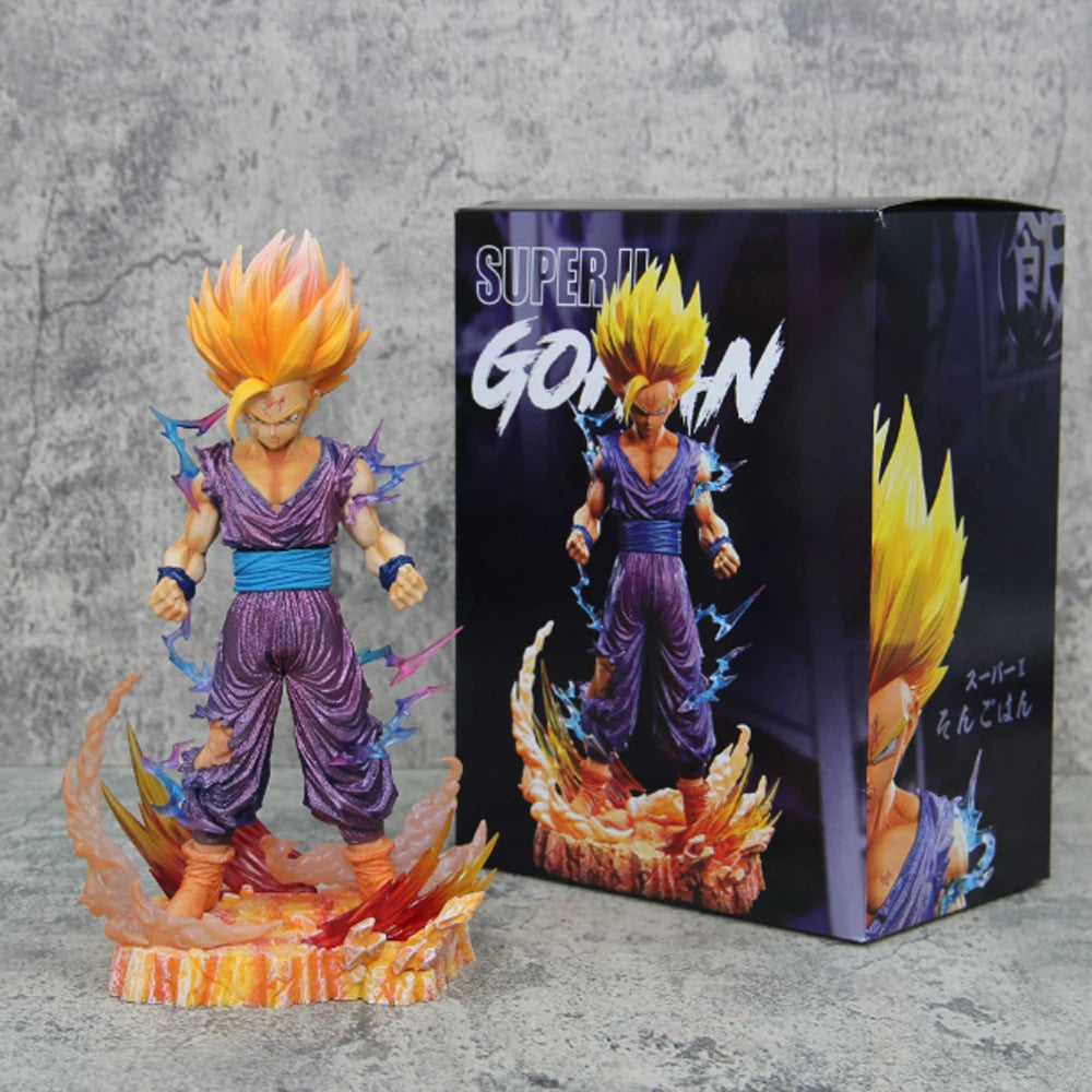 25cm Dragon Ball Z Anime Figure Goku Son Super Saiyan 2 Gohan Action Children Toys Room Decoration Gift Supplies  DailyAlertDeals A2 with box  