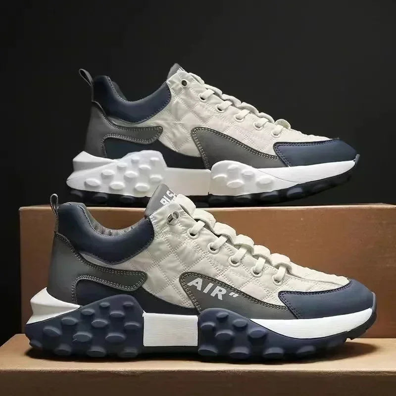Men Luxury Sneakers Sports Shoes Running Shoes for Men Casual Sneaker Shoes Men Chunky Designer Sneakers Shoes for Men sports shoes DailyAlertDeals Creamy-white 40 