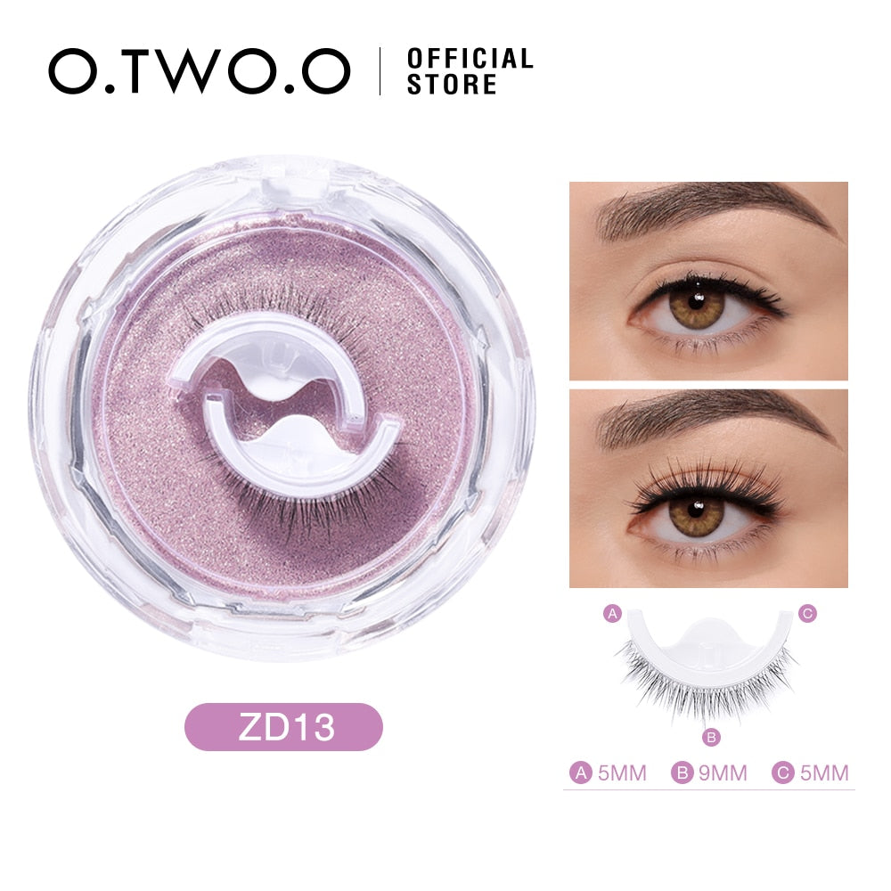 O.TWO.O Self Adhesive False Eyelashes Reusable Individual Lashes Long Thick Volume Eyelashes No Need Glue Eyelash Extension 0 DailyAlertDeals ZD13 China 