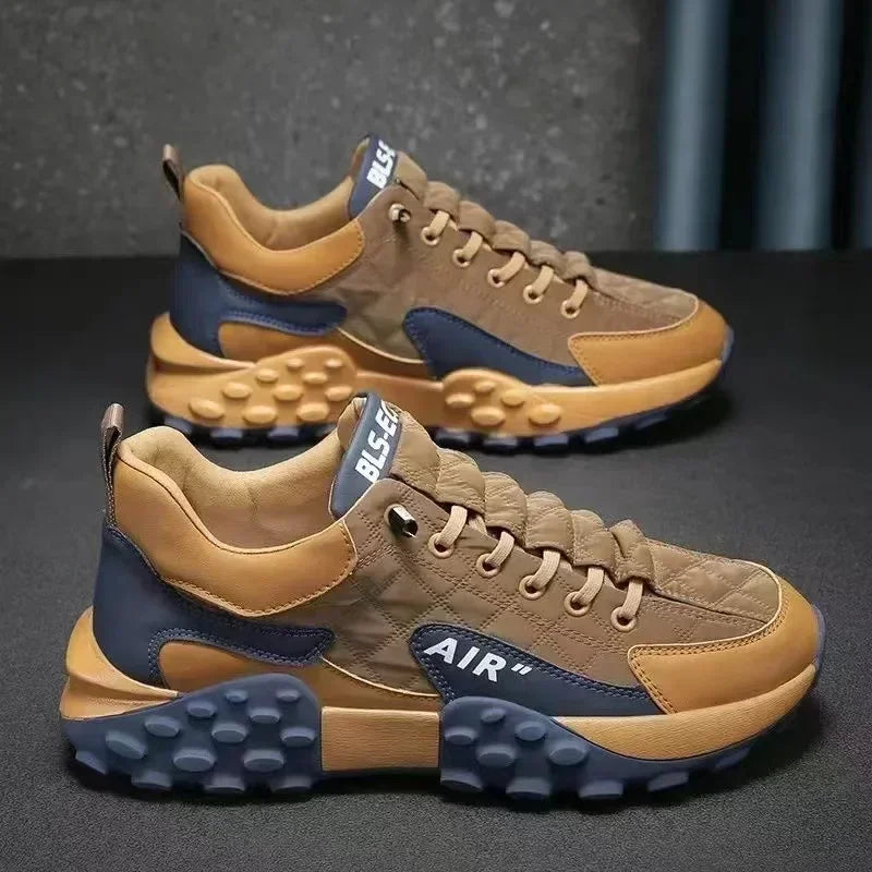 Men Luxury Sneakers Sports Shoes Running Shoes for Men Casual Sneaker Shoes Men Chunky Designer Sneakers Shoes for Men sports shoes DailyAlertDeals Khaki 44 