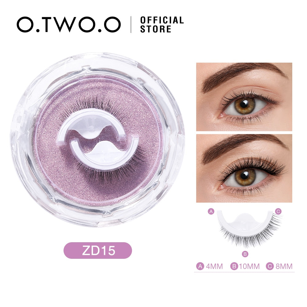 O.TWO.O Self Adhesive False Eyelashes Reusable Individual Lashes Long Thick Volume Eyelashes No Need Glue Eyelash Extension 0 DailyAlertDeals ZD15 China 