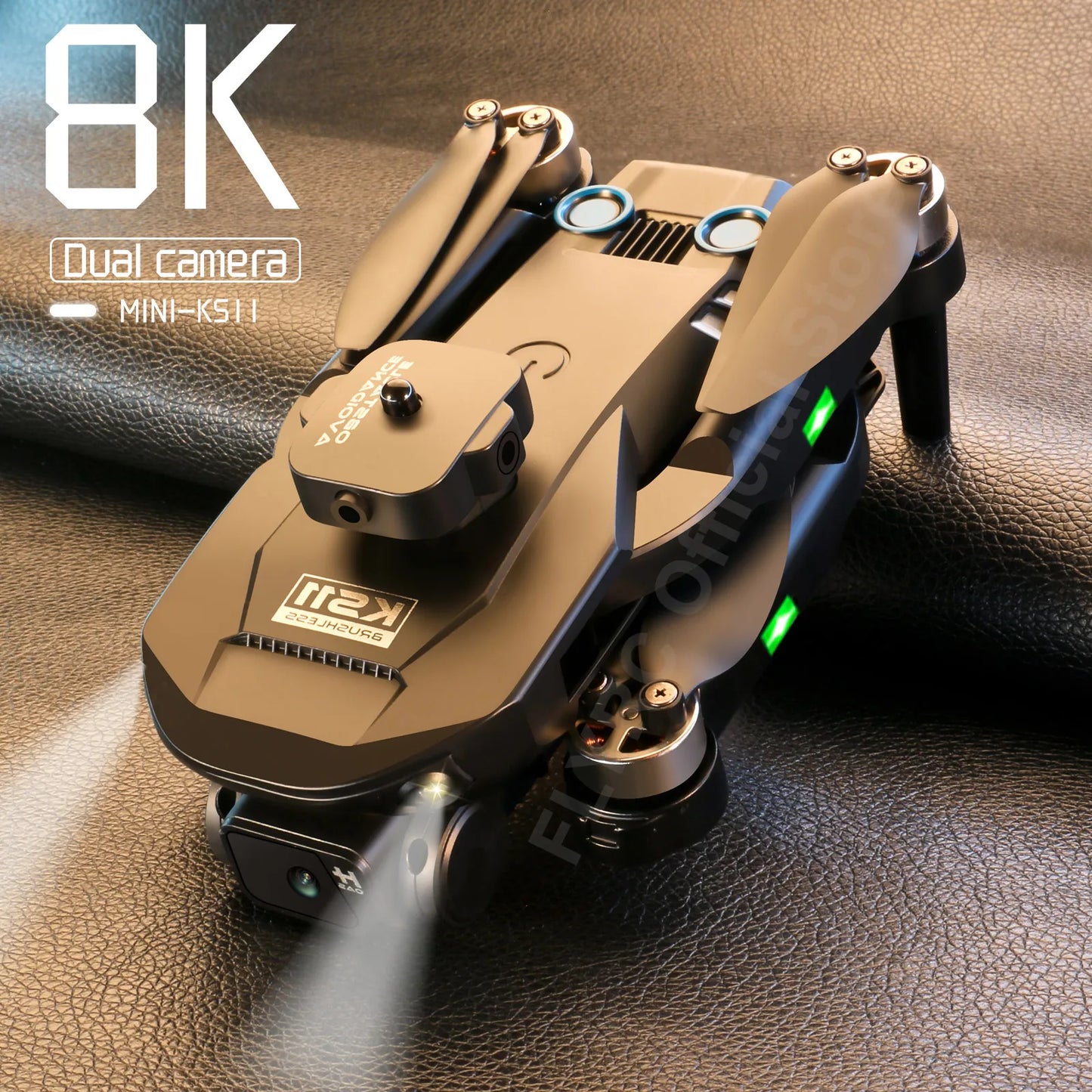 New LS KS11 Mini Drone 4K Professional 8K Dual Camera Obstacle Avoidance Optical Flow Positioning Brushless RC Dron Quadcopter  DailyAlertDeals   