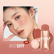 O.TWO.O Lipstick Blush Stick 3-in-1 Eyes Cheek and Lip Tint Buildable Waterproof Lightweight Cream Multi Stick Makeup for Women 0 DailyAlertDeals SHY China 