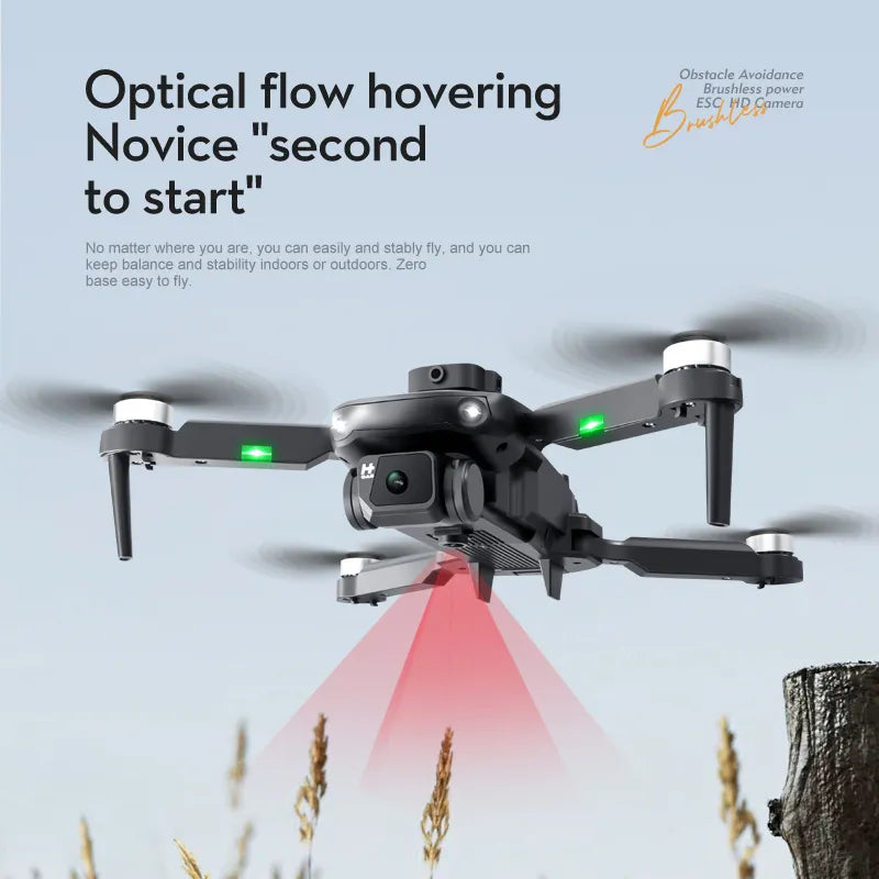 New LS KS11 Mini Drone 4K Professional 8K Dual Camera Obstacle Avoidance Optical Flow Positioning Brushless RC Dron Quadcopter  DailyAlertDeals   