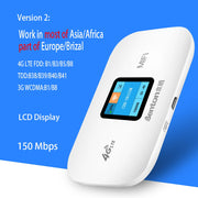 Benton Unlock 4G Lte Router Wireless Wifi Portable Modem Mini Outdoor Hotspot Pocket Mifi 150mbps Sim Card Slot Repeater 3000mah 0 DailyAlertDeals China 2050mAh Version2