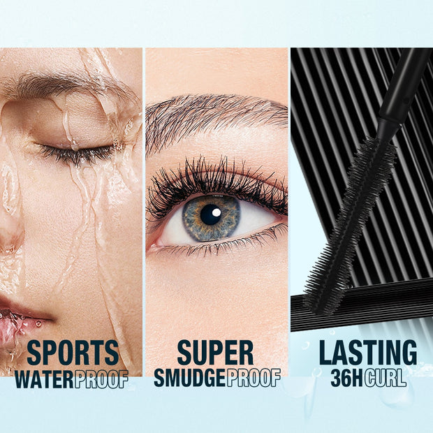 O.TWO.O Mascara 4d Silk Fiber Mascara Waterproof Extra Volume Smudge-proof Curling Lengthening Eyelash Extension Eye Makeup Tool 0 DailyAlertDeals   
