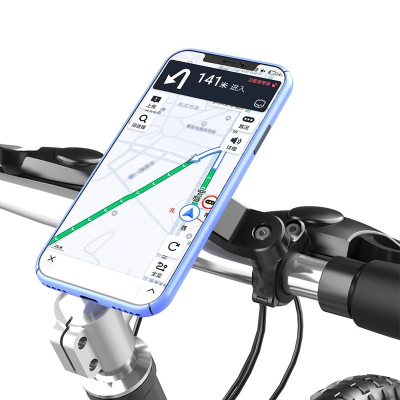 Bicycle Handlebar Phone Holder Handlebar Universal Phone Bracket VIBRATION DAMPENER Adjustable Motorcycle Mountain Bicycle Rack  DailyAlertDeals   