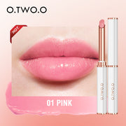 O.TWO.O Lip Balm Colors Ever-changing Lips Plumper Oil Moisturizing Long Lasting With Natural Beeswax Lip Gloss Makeup Lip Care 0 DailyAlertDeals 01 PINK China 
