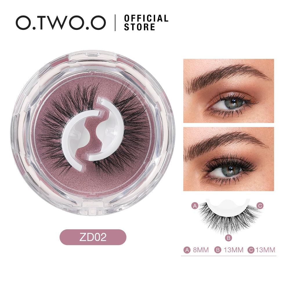 O.TWO.O Self Adhesive False Eyelashes Reusable Individual Lashes Long Thick Volume Eyelashes No Need Glue Eyelash Extension 0 DailyAlertDeals ZD02 China 