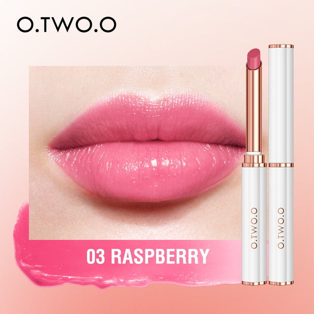 O.TWO.O Lip Balm Colors Ever-changing Lips Plumper Oil Moisturizing Long Lasting With Natural Beeswax Lip Gloss Makeup Lip Care 0 DailyAlertDeals 03 RASPBERRY China 