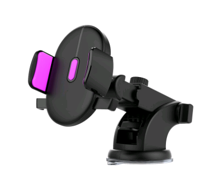 Car Phone Holder Long Rod Telescopic Car Dashboard Suction Cup Type Vehicles & Parts Orange Felix   