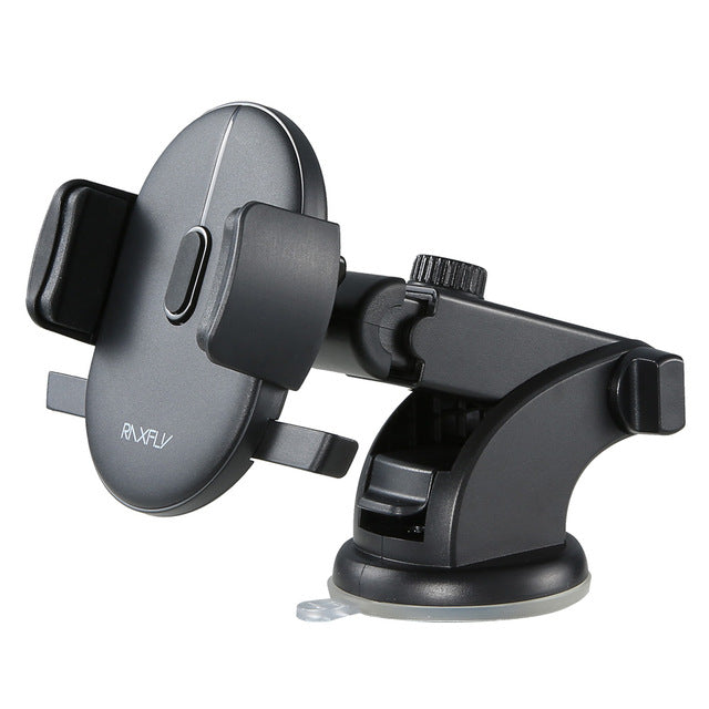 Car Phone Holder Long Rod Telescopic Car Dashboard Suction Cup Type Vehicles & Parts Orange Felix   